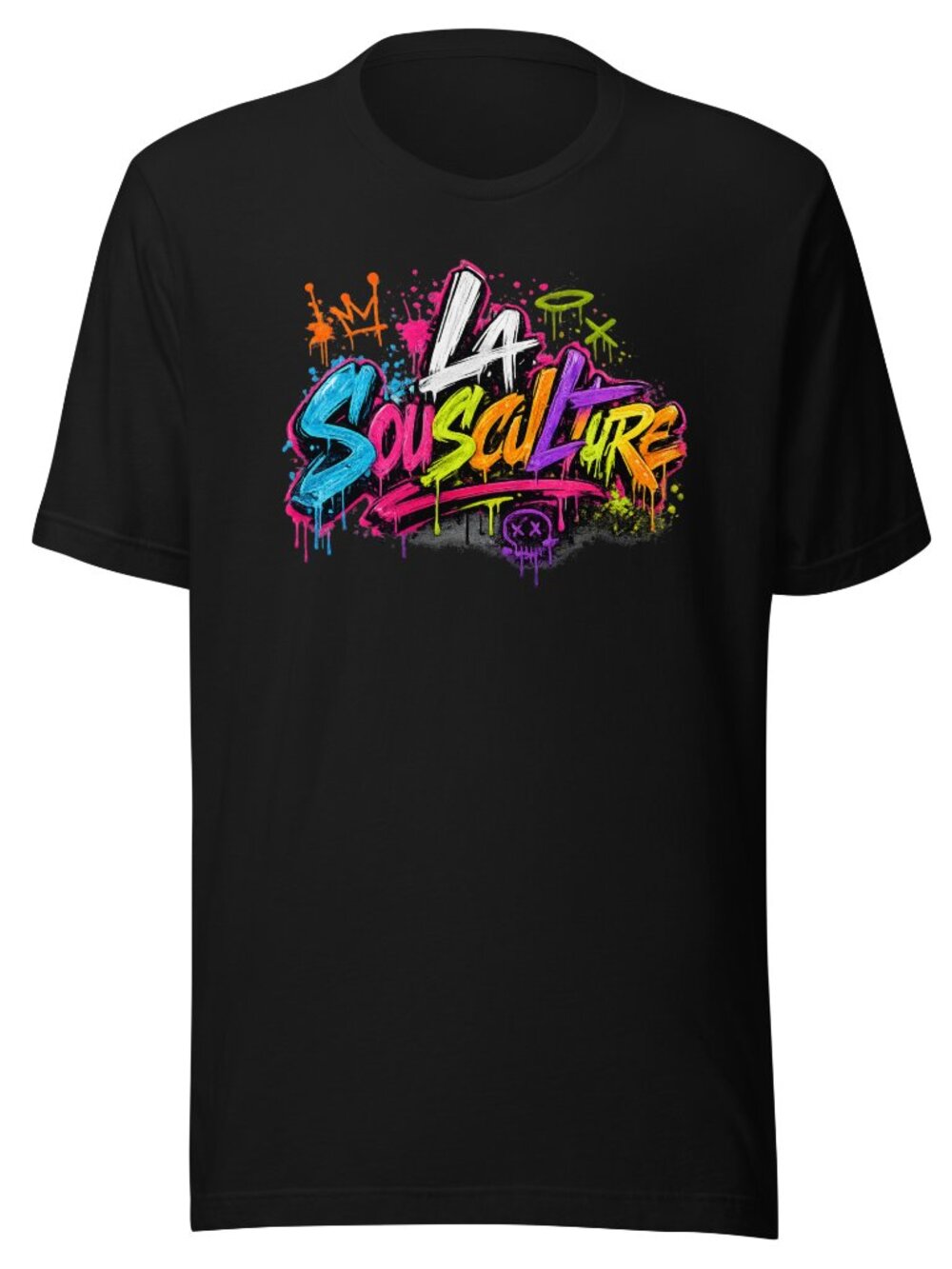 NWT -  S to 3 XL -La Sousculture Graffiti Style Graphic Urban Streetwear T-shirt